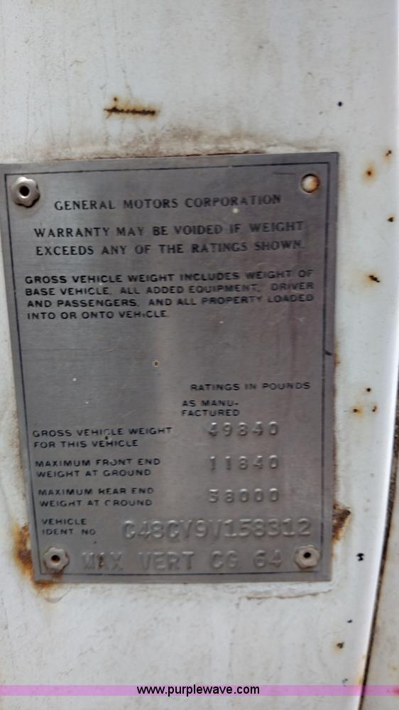 image for item L6125 1979 Chevrolet C80 Texhoma digger truck