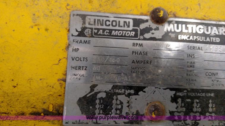image for item L6141 (2) Lincoln Multigaurd electric over hydraulic pumps