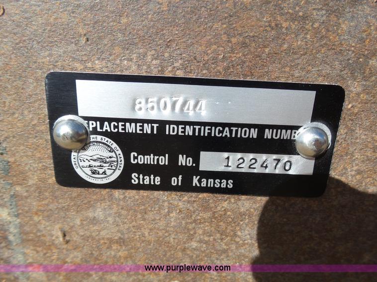 image for item J6248 1985 Holden utility trailer