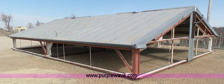 image for item J6755 42' x 28' steel construction building