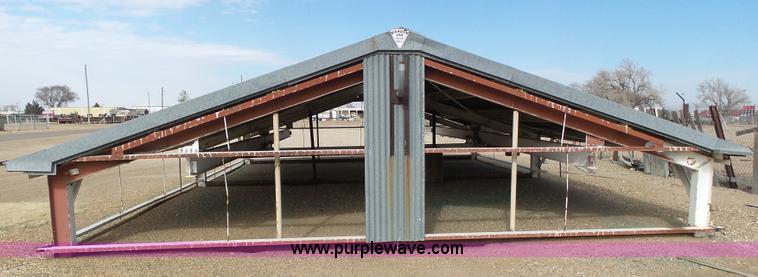 image for item J6755 42' x 28' steel construction building