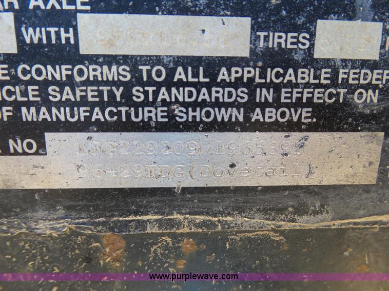 image for item J6788 1998 J Rod 96-29EDG equipment trailer