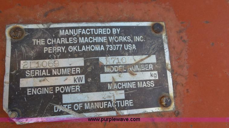 image for item J8257 Ditch Witch 7610DD trencher