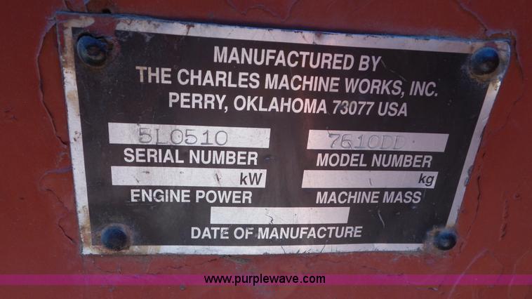 image for item J8257 Ditch Witch 7610DD trencher