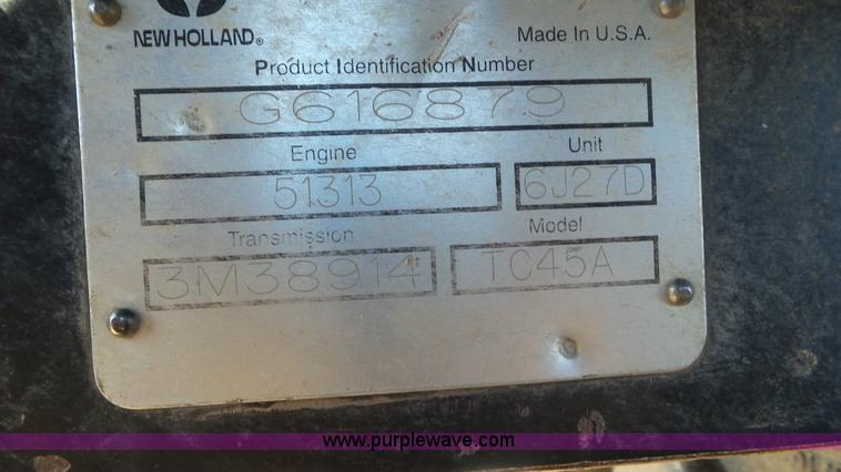 image for item J8258 New Holland TC45A MFWD tractor