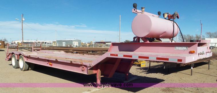 image for item J8263 1978 Tech-Steel drop deck trailer