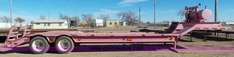 image for item J8263 1978 Tech-Steel drop deck trailer