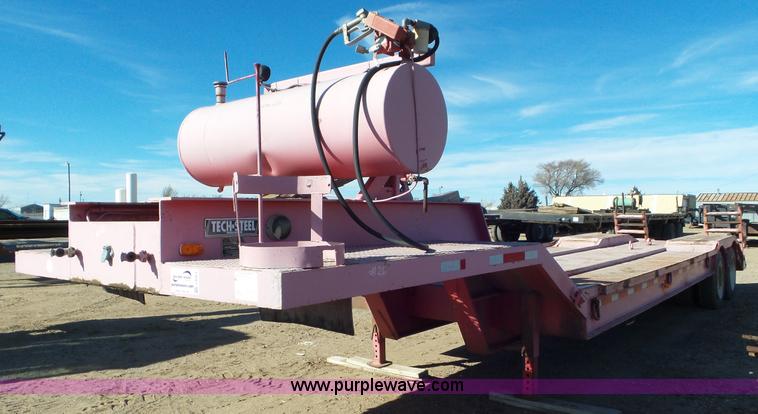 image for item J8263 1978 Tech-Steel drop deck trailer