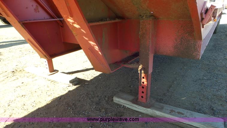image for item J8263 1978 Tech-Steel drop deck trailer