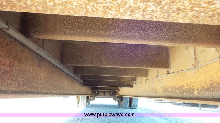 image for item J8263 1978 Tech-Steel drop deck trailer