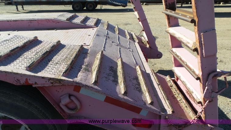 image for item J8263 1978 Tech-Steel drop deck trailer