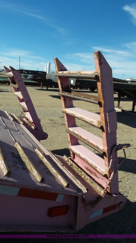 image for item J8263 1978 Tech-Steel drop deck trailer