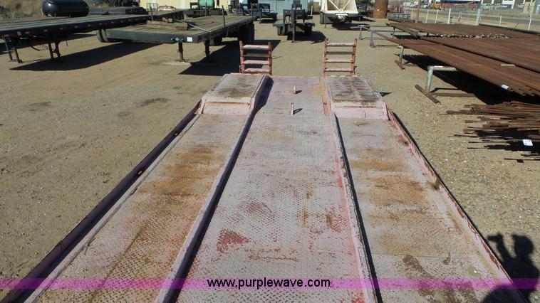 image for item J8263 1978 Tech-Steel drop deck trailer