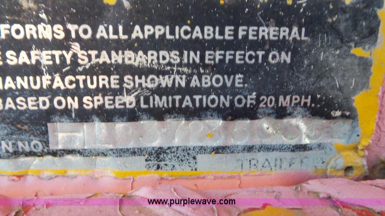 image for item J8263 1978 Tech-Steel drop deck trailer