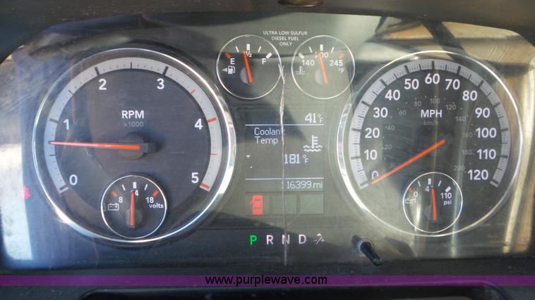 image for item K6975 2012 Dodge Ram 5500 flatbed truck