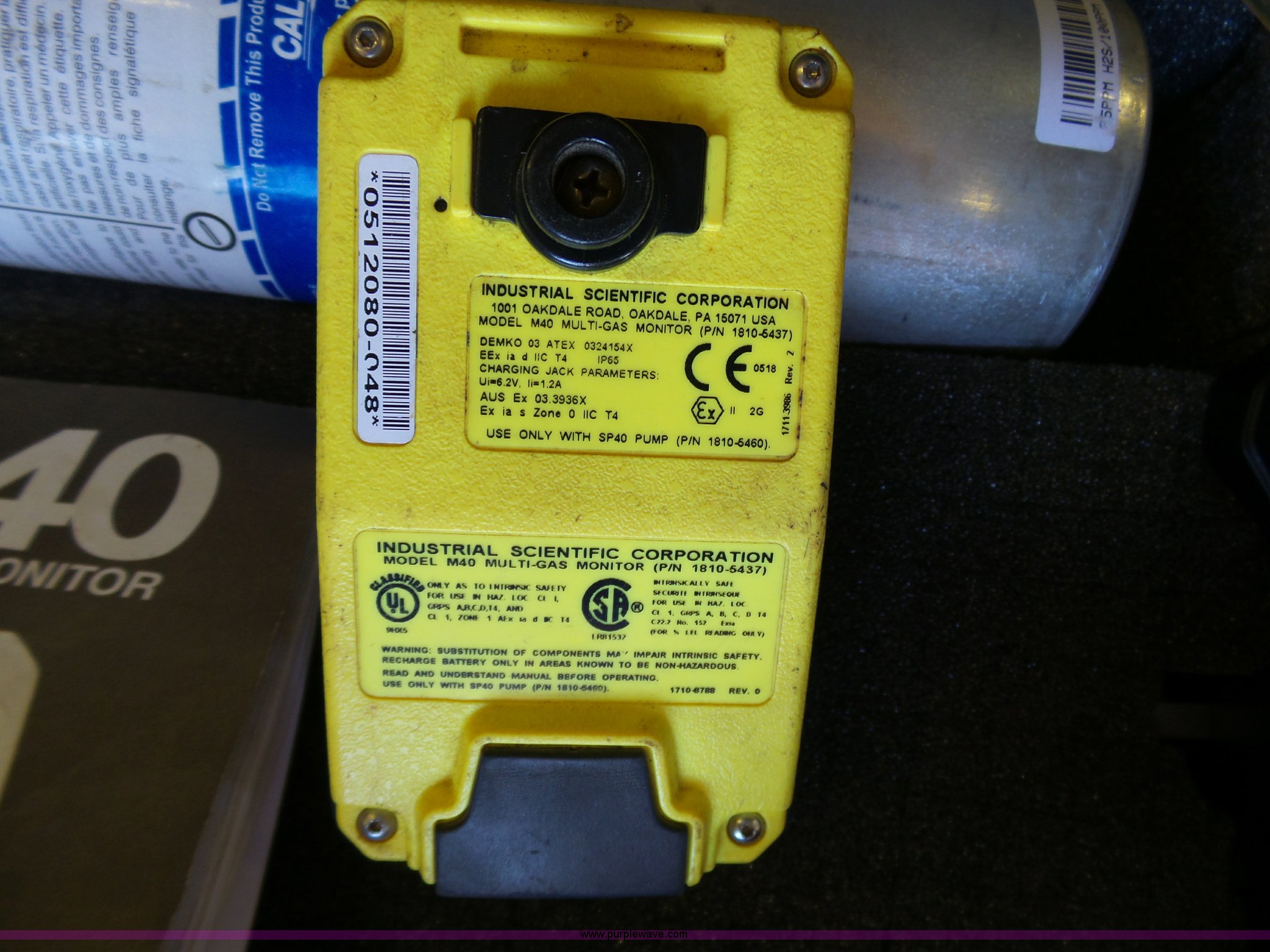 M40 multigas monitor in Liberal, KS Item AR9486 sold Purple Wave