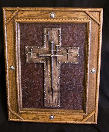 image for item BZ9029 Rugged Cross - Western Framed Art