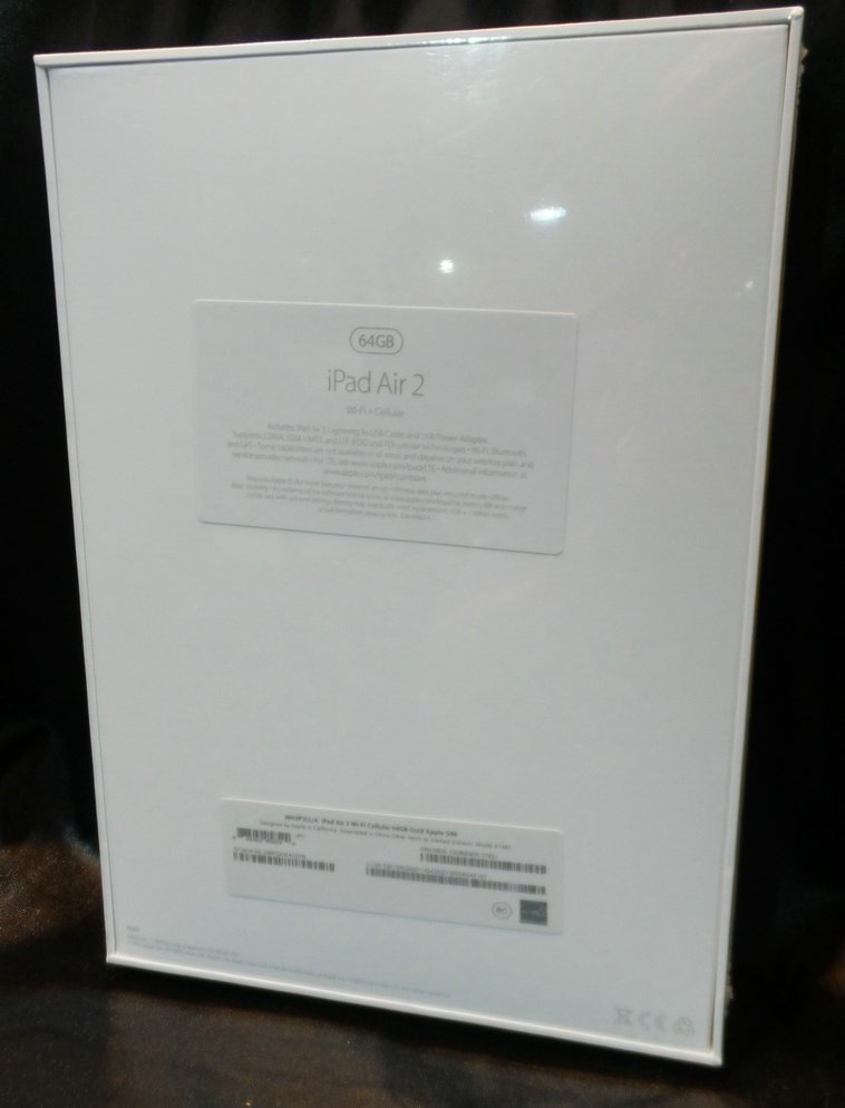 image for item BZ9053 iPad Air 2 Wi-Fi + Cellular 64GB - Gold