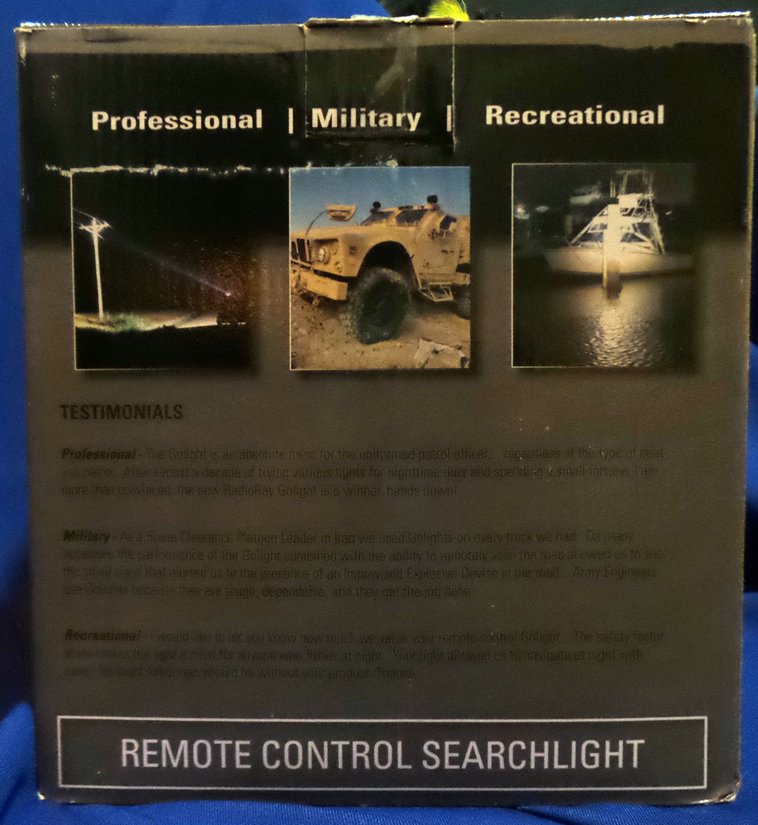 image for item BZ9055 Go Light\/ Radio Ray