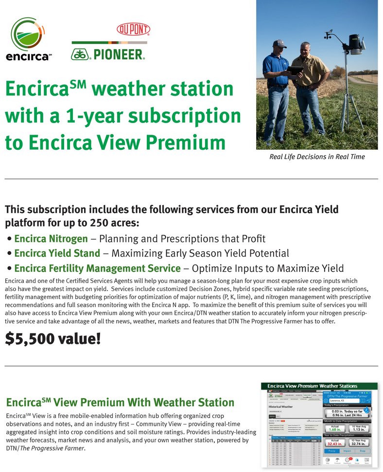 image for item F1162 Encirca weather station with a 1-year subscription to Encirca View Premium