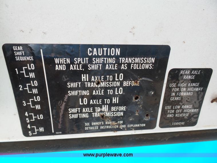image for item BI9235 1989 GMC TopKick 7000 dump truck