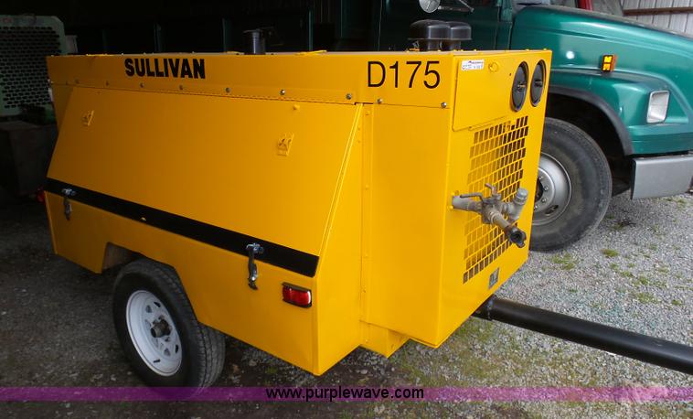 image for item BI9238 Sullivan D175 air compressor