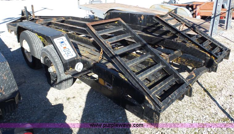 image for item BL9699 2005 shop built equipment trailer