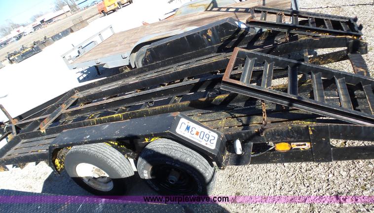 image for item BL9699 2005 shop built equipment trailer