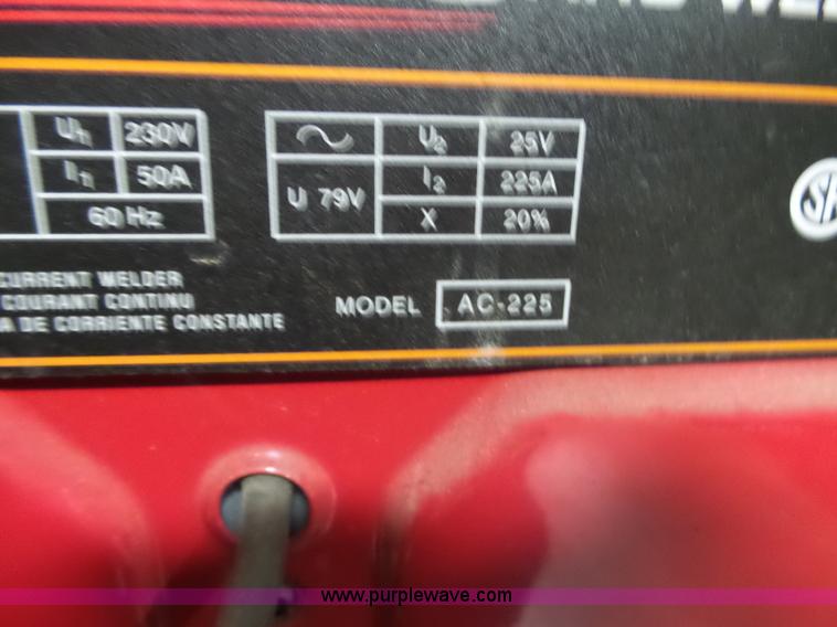 image for item BL9703 Lincoln AC225 arc welder