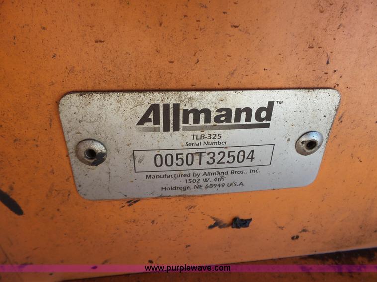 image for item BL9709 Allmand TLB325 backhoe