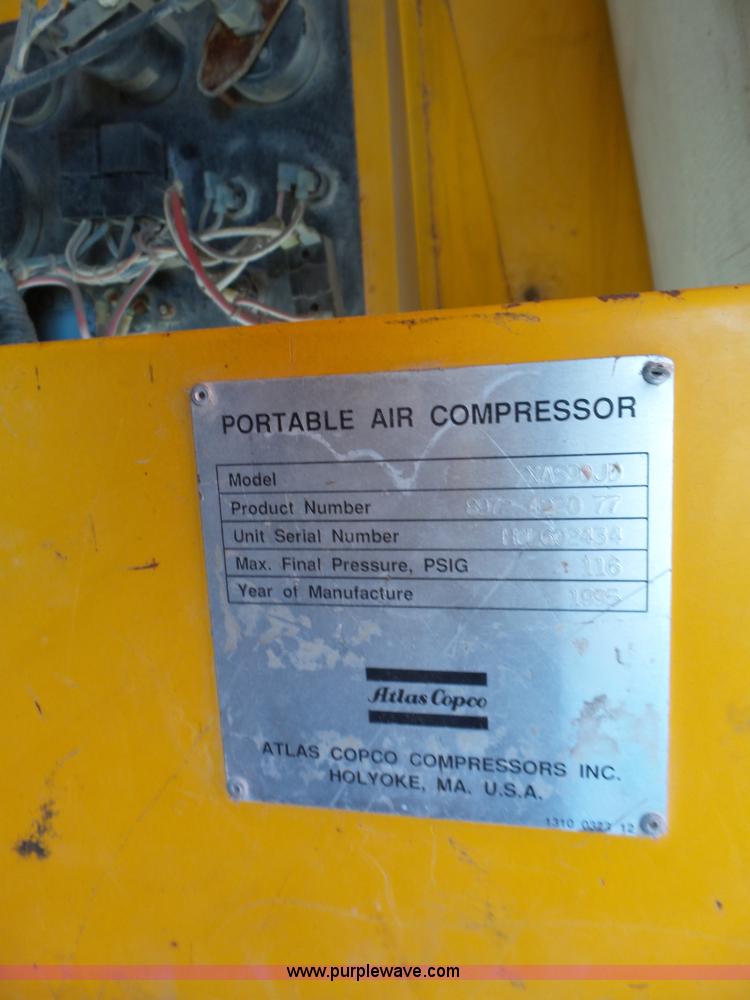 image for item BL9710 1995 Atlas Copco XAS 90 air compressor