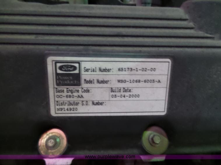 image for item BT9495 2000 Onan generator