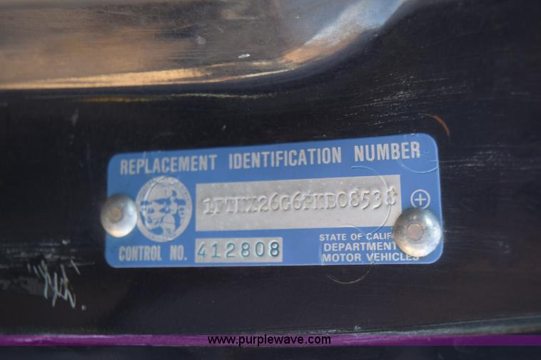 image for item BX9582 1993 Ford F250 HD XL SuperCab pickup truck