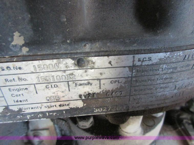 image for item I1791 1984 GMC Brigadier semi truck