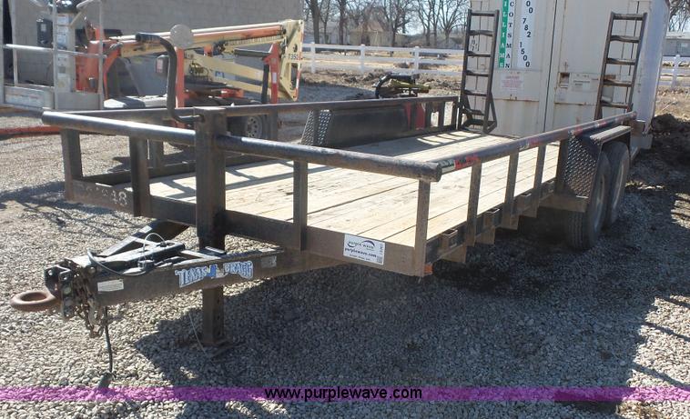 image for item I2301 2007 Texas Bragg equipment trailer