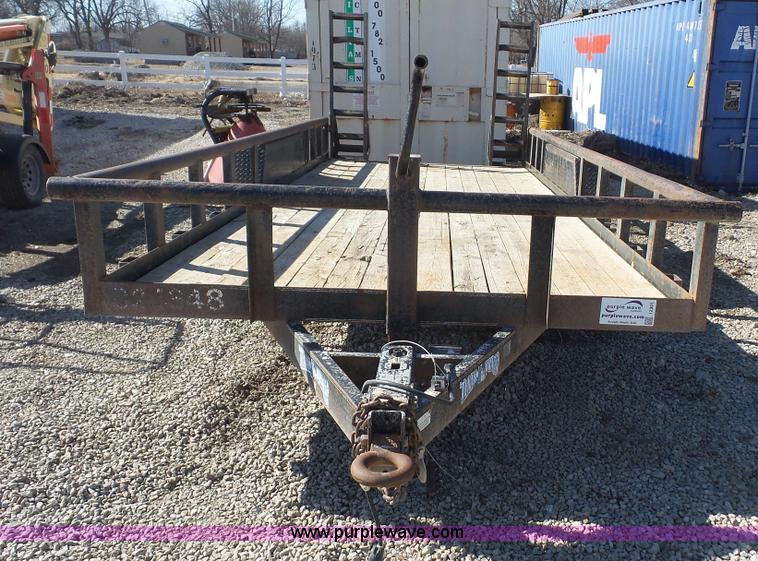 image for item I2301 2007 Texas Bragg equipment trailer