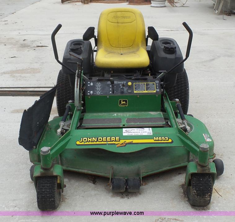 image for item J4642 John Deere M653 Z-Trak lawn mower