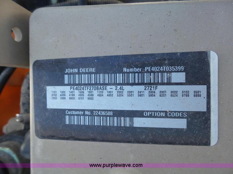 image for item J7293 2005 Ingersoll Rand P185WJD air compressor