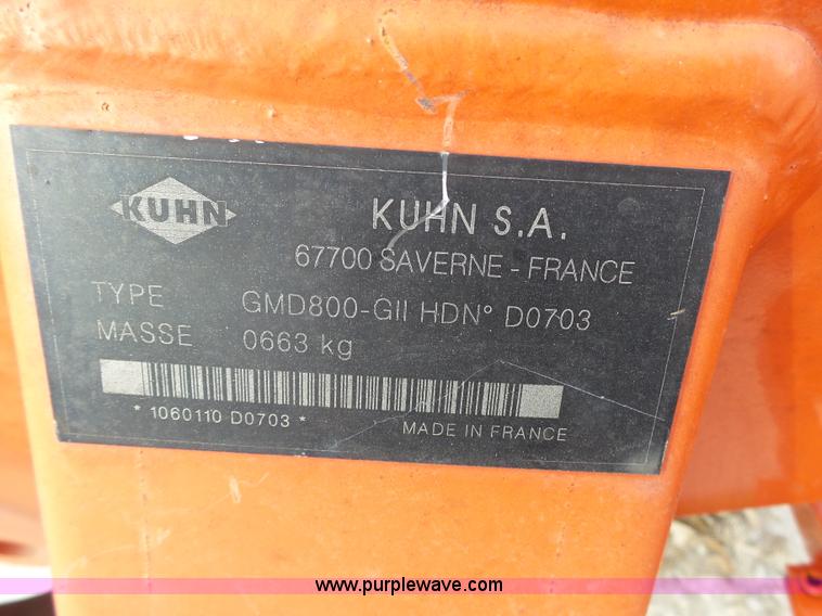 image for item J7308 Kuhn disc mower