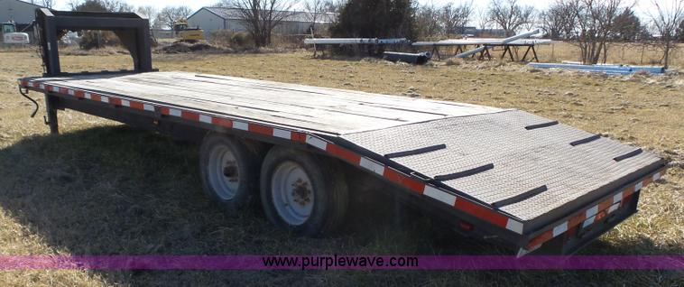 image for item J7682 1994 shop built equipment trailer