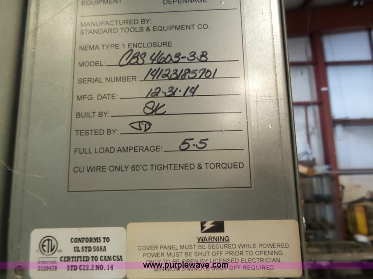 image for item J8831 2014 Standard CBS4603-3B paint booth