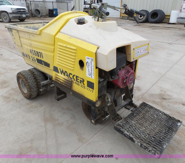 image for item J8851 Wacker WB16 power buggy