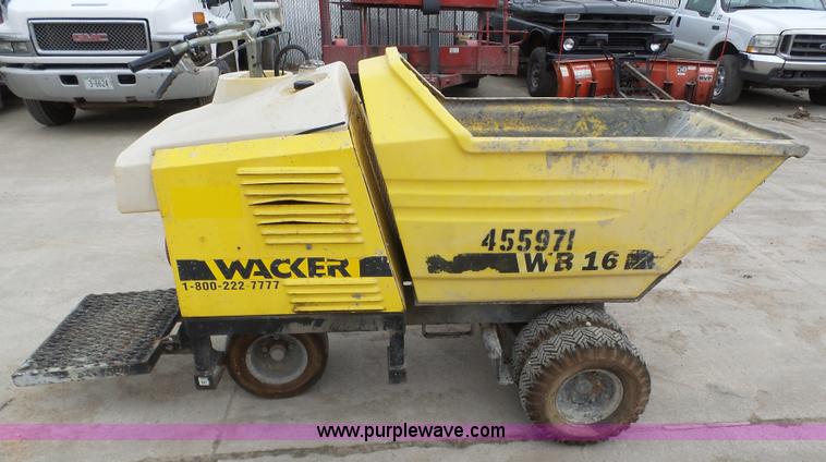 image for item J8851 Wacker WB16 power buggy