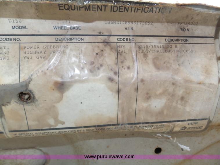 image for item J8864 1981 Dodge Ram D150 Custom pickup truck