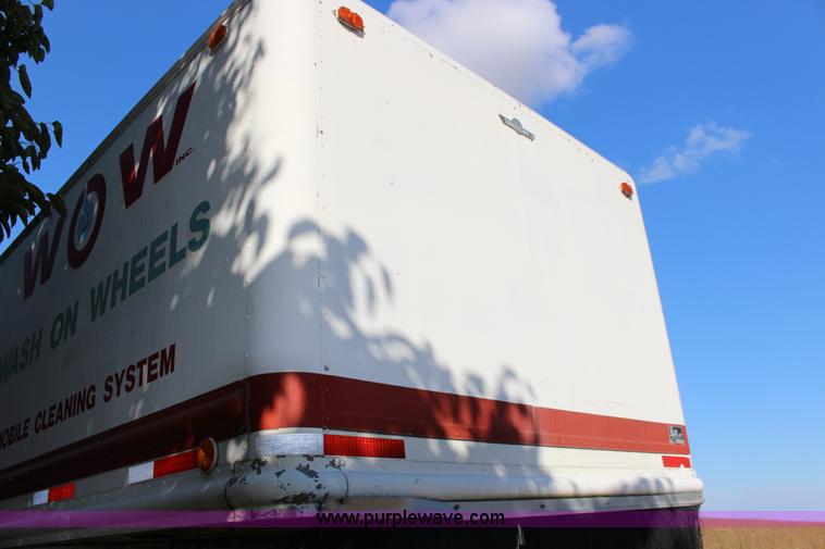 image for item K1198 1984 Grumman enclosed trailer with power wash system