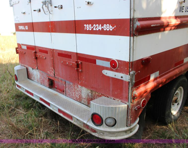 image for item K1198 1984 Grumman enclosed trailer with power wash system
