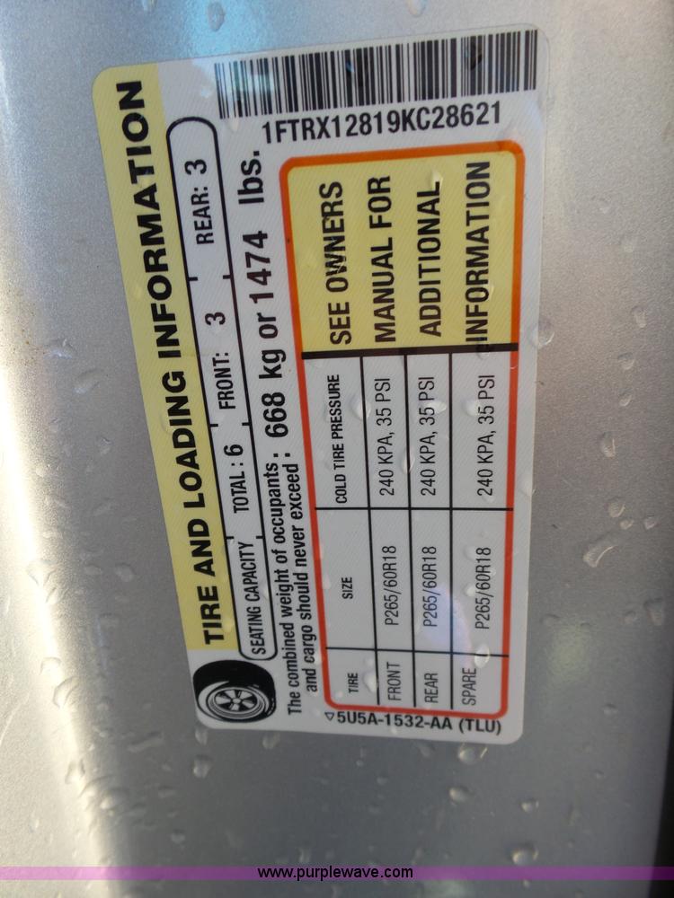 image for item L1516 2009 Ford F150 XLT SuperCab pickup truck