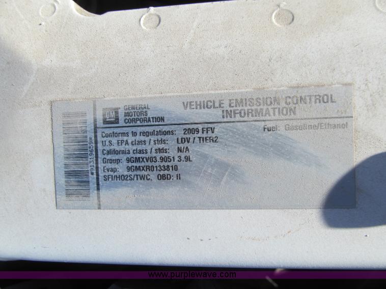 image for item L5571 2009 Chevrolet Impala Police