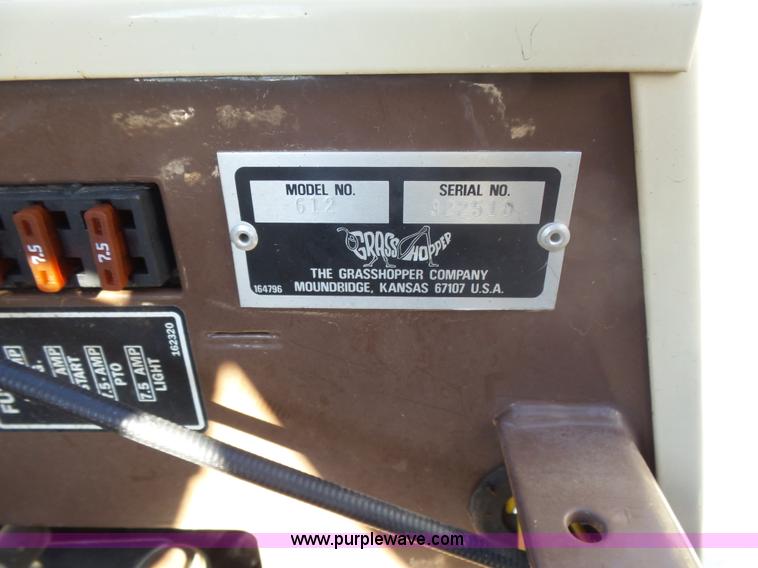 image for item L6207 Grasshopper 612 ZTR lawn mower