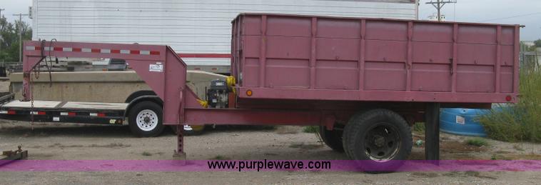 image for item L6379 2007 shop built dump trailer